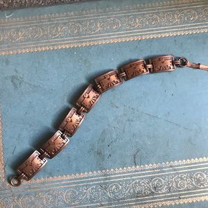 Copper Native American Thunderbird Bracelet